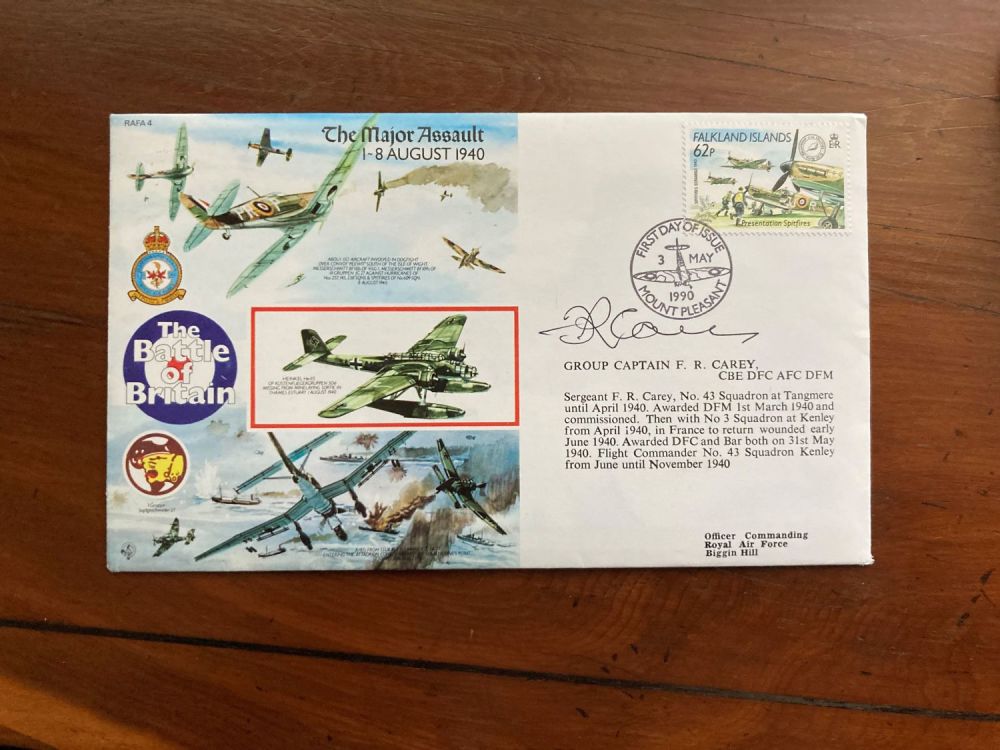 Lot 87: WW2 BOB fighter ace Grp Capt Frank Carey...