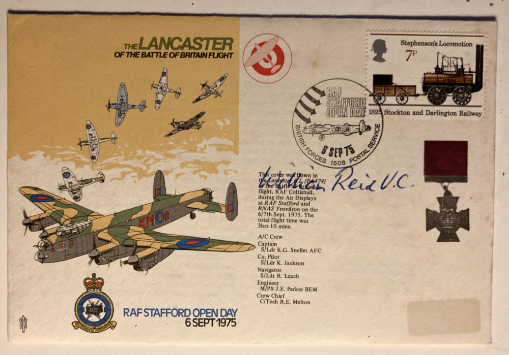 Lot 97: WW2 William Reid VC signed Lancasters of the...