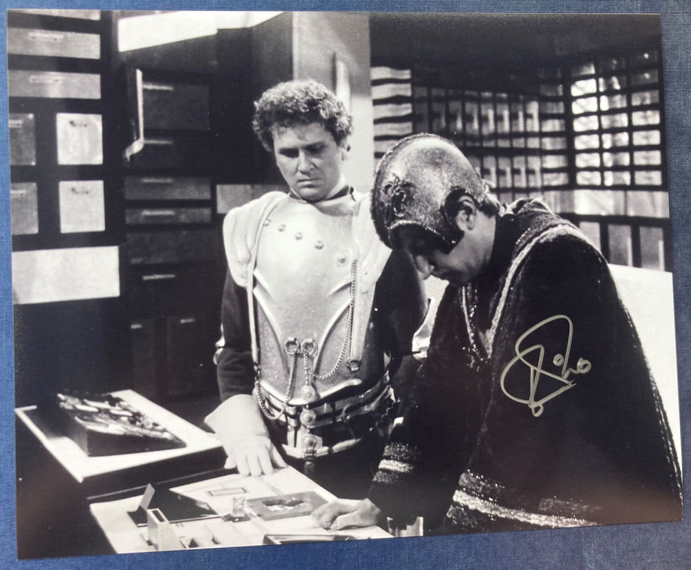 Lot 155: Dr Who Paul Jerricho signed 10 x 8...