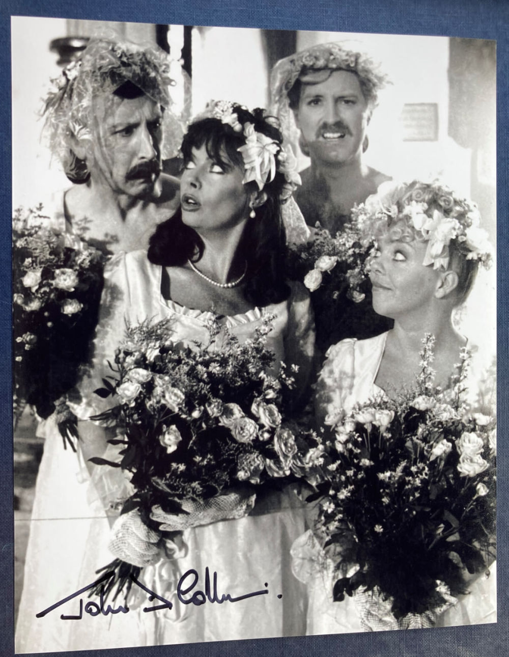 Lot 161: Allo Allo John D Collins as Fairfax signed...