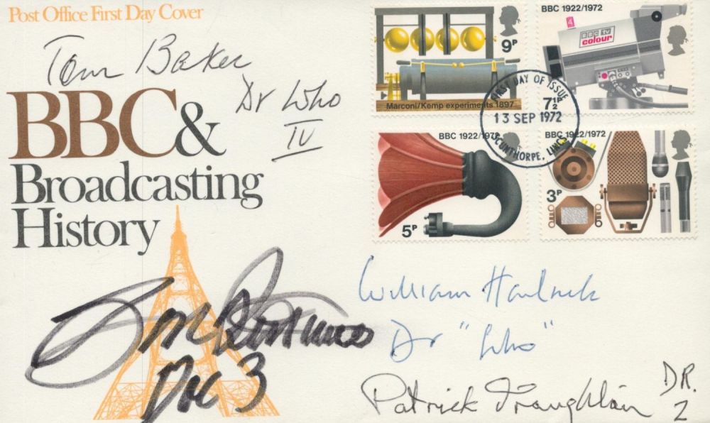 Lot 100: Doctor Who - a BBC Broadcasting History FDC,...