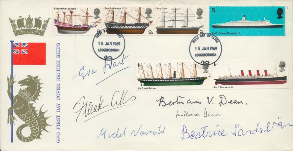 Lot 114: The Titanic, a British Ships FDC, signed by...