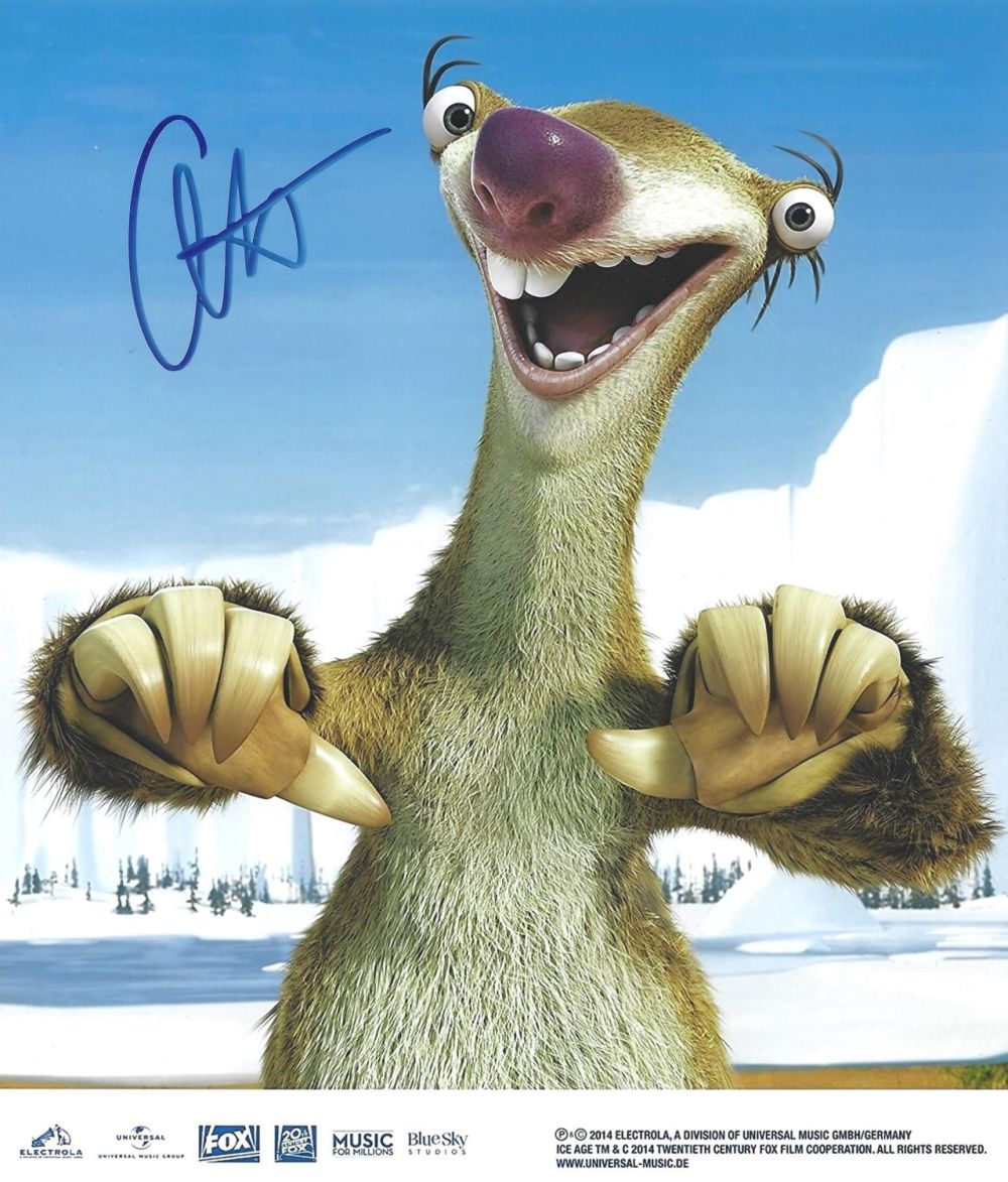 Lot 167: Otto Waalkes signed 10x8inch colour Ice Age photo....