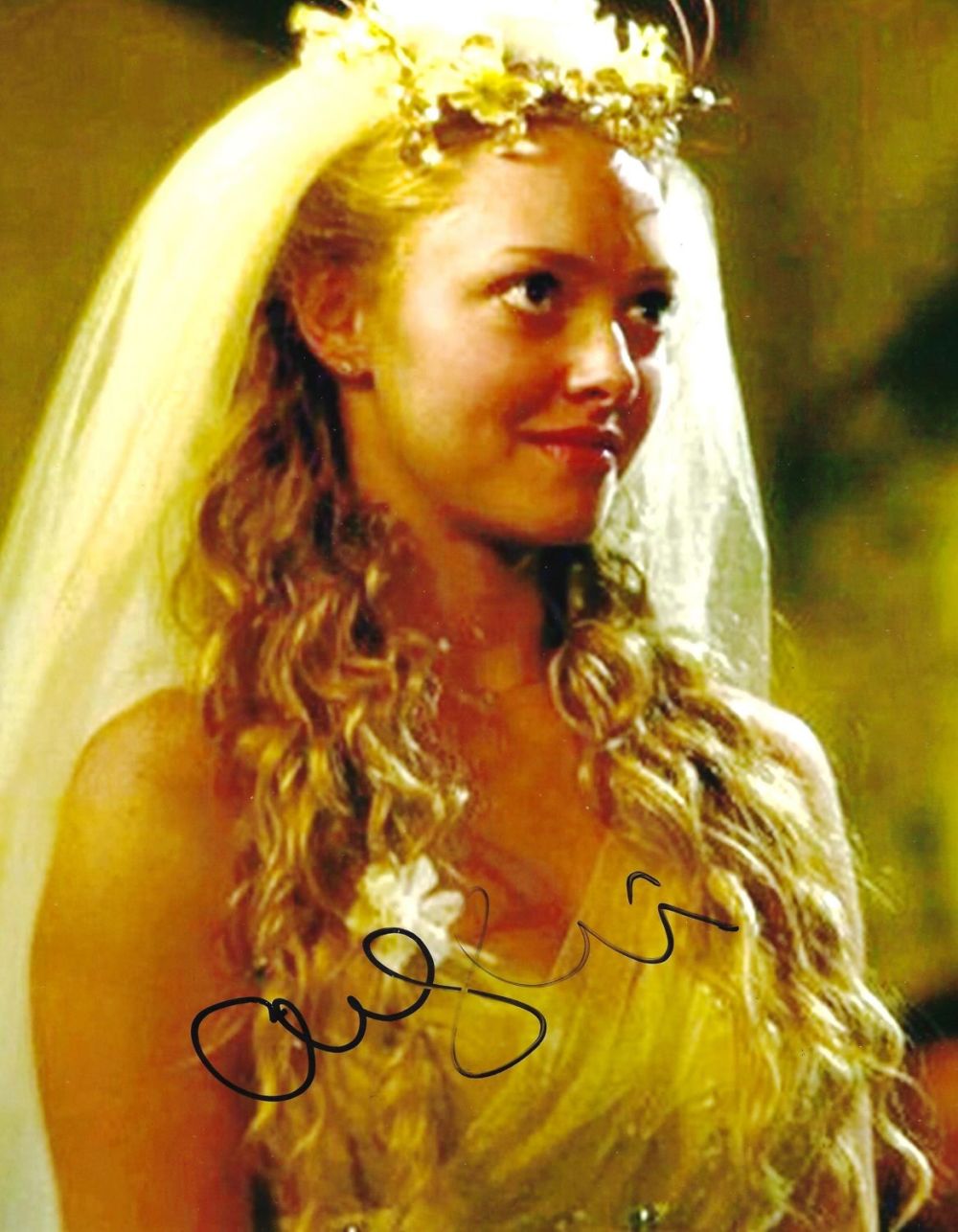 Lot 171: Amanda Seyfried signed 10x8inch colour photo. Good condition....