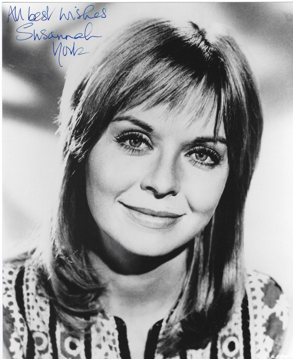 Lot 178: Susannah York signed 10x8inch black and white photo....
