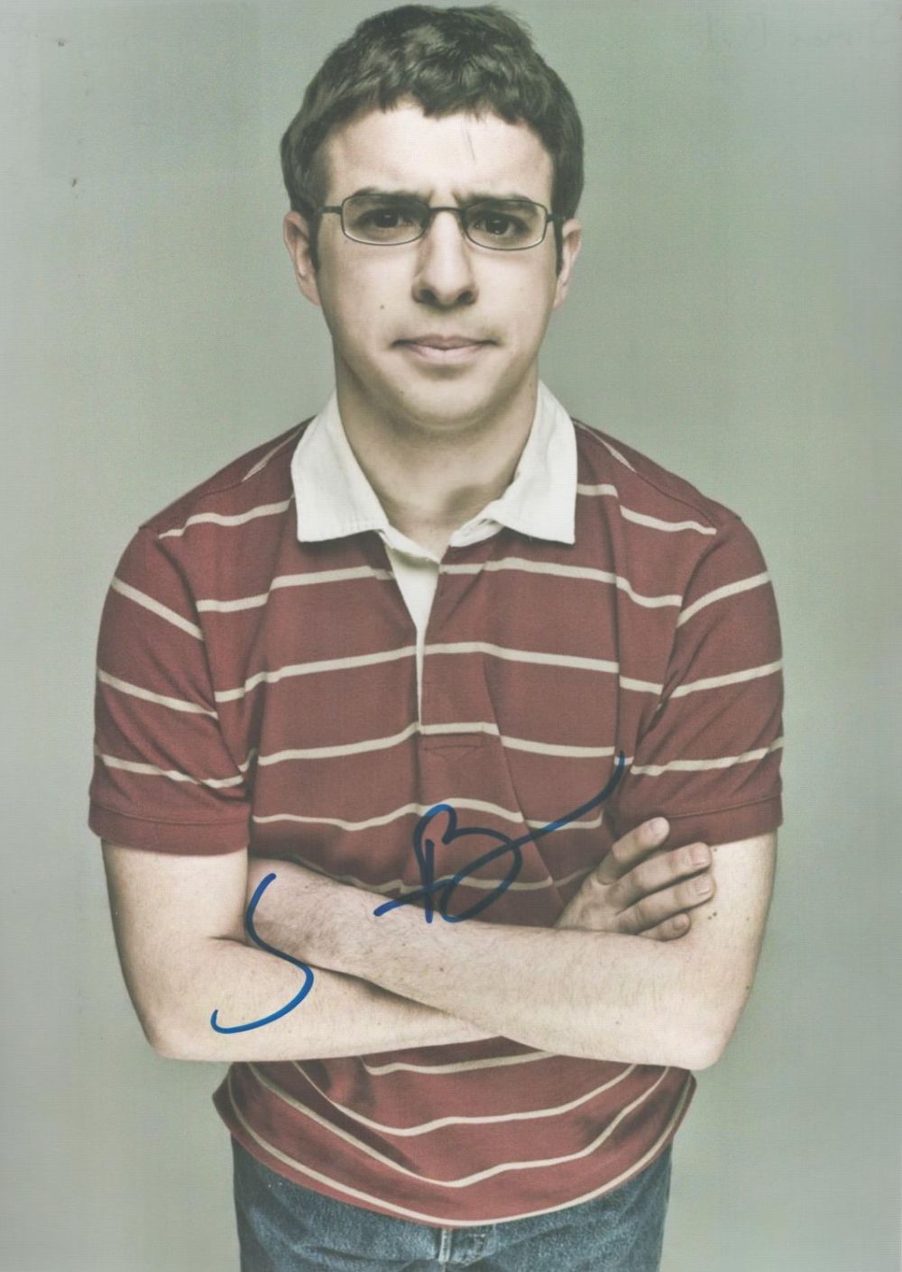 Lot 279: Simon Bird signed 12x8inch colour photo. Good condition....