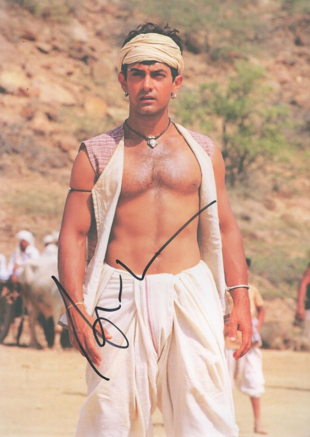 Lot 280: Khan signed 12x8inch colour photo. Good condition. All...