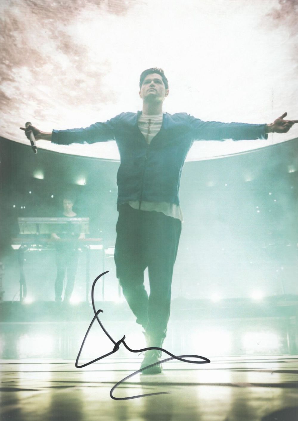 Lot 281: Danny O'Donoghue signed 12x8inch colour photo. Good condition....