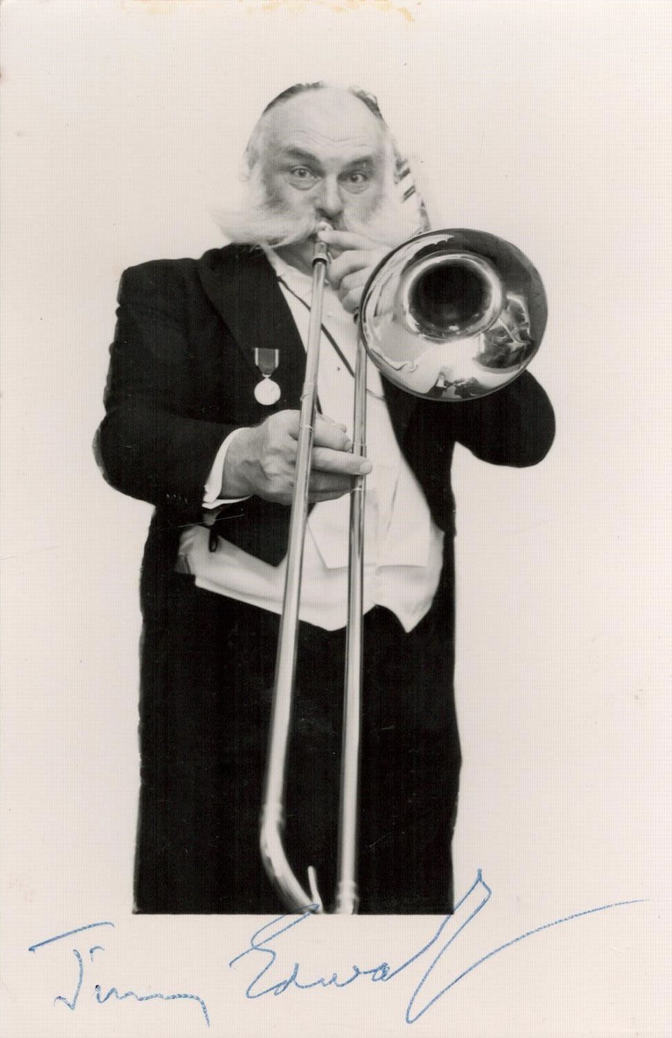 Lot 432: Jimmy Edwards signed 6x4inch black and white photo....