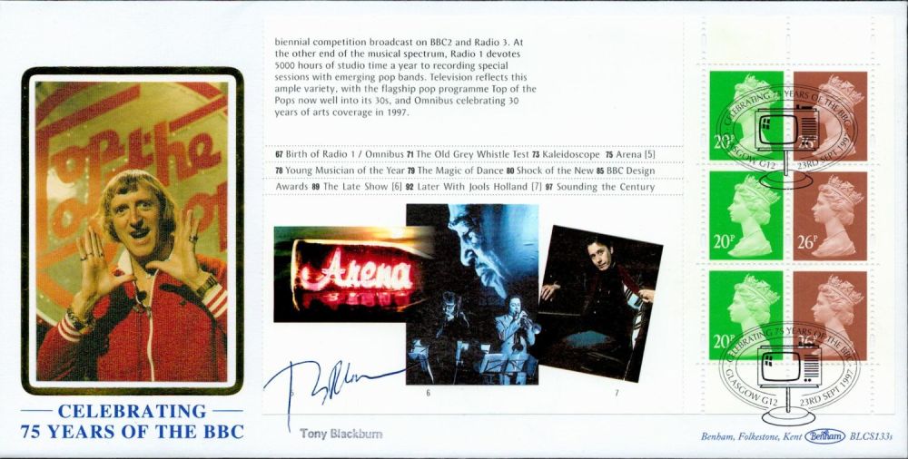 Lot 736: Tony Blackburn signed Celebrating 75 Years of the...