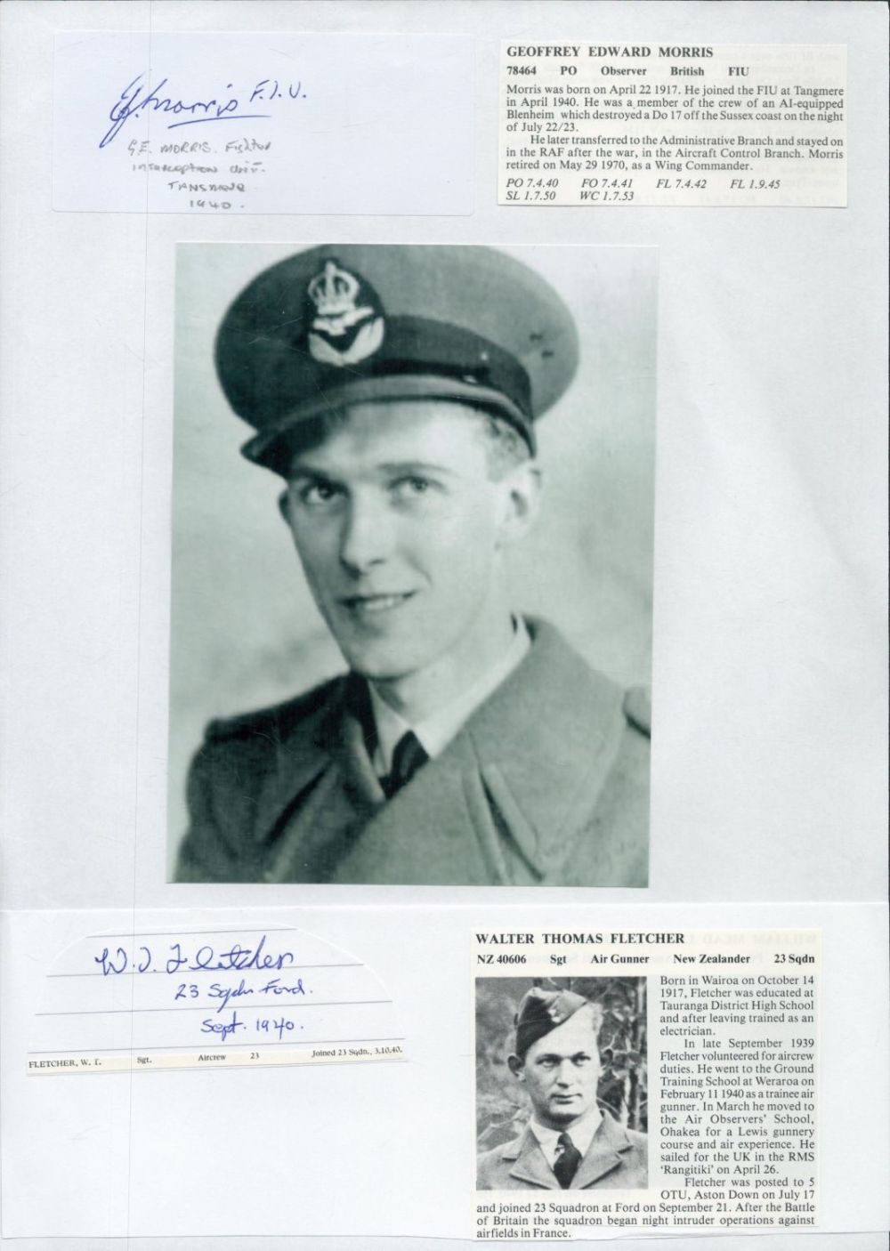 Lot 64: WW2 BOB fighter pilot Anthony Linney 229 sqn...