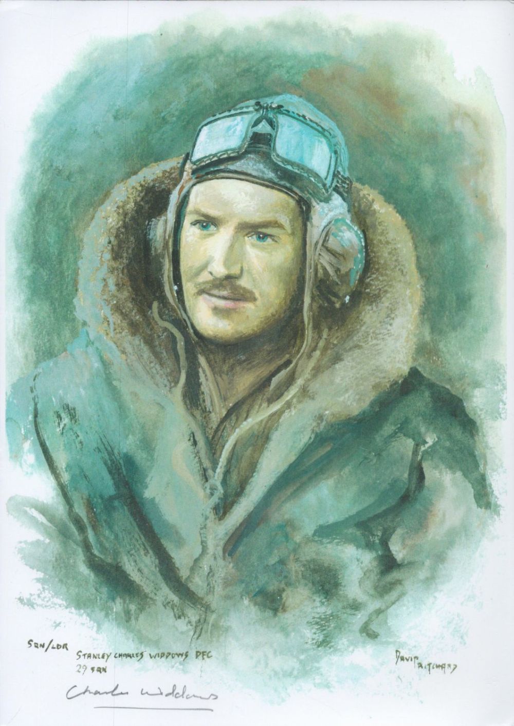 Lot 92: WW2 BOB fighter pilot Dennis Nichols 56 sqn...