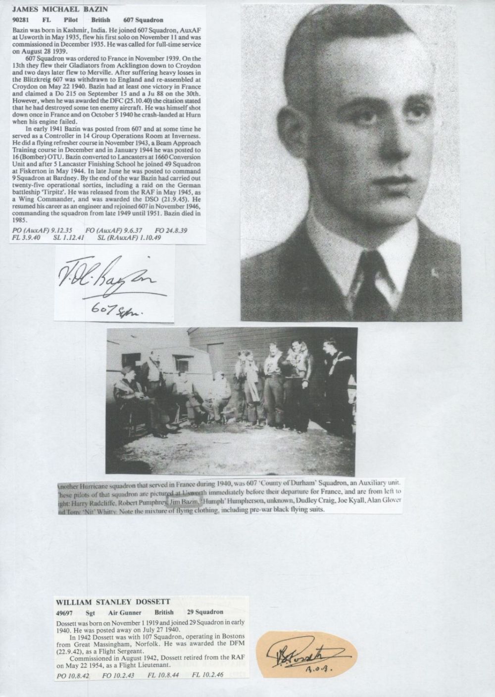 Lot 162: WW2 BOB fighter pilot Kenneth Carver 229 sqn...
