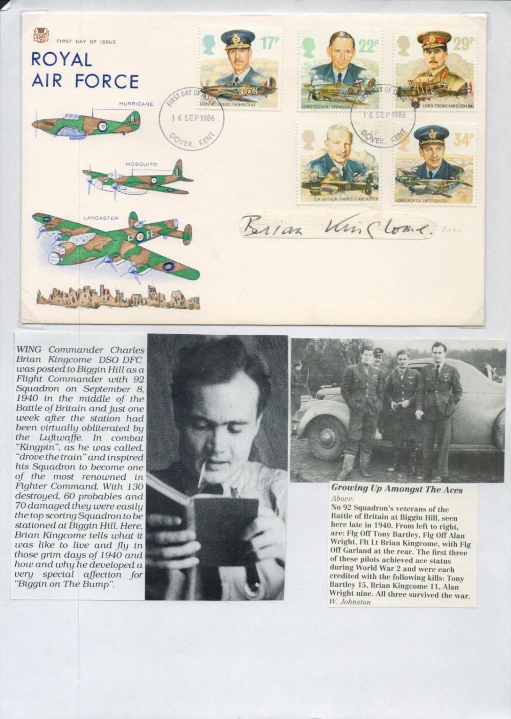 Lot 196: WW2 BOB fighter pilot Frantisek Burda 310 sqn...