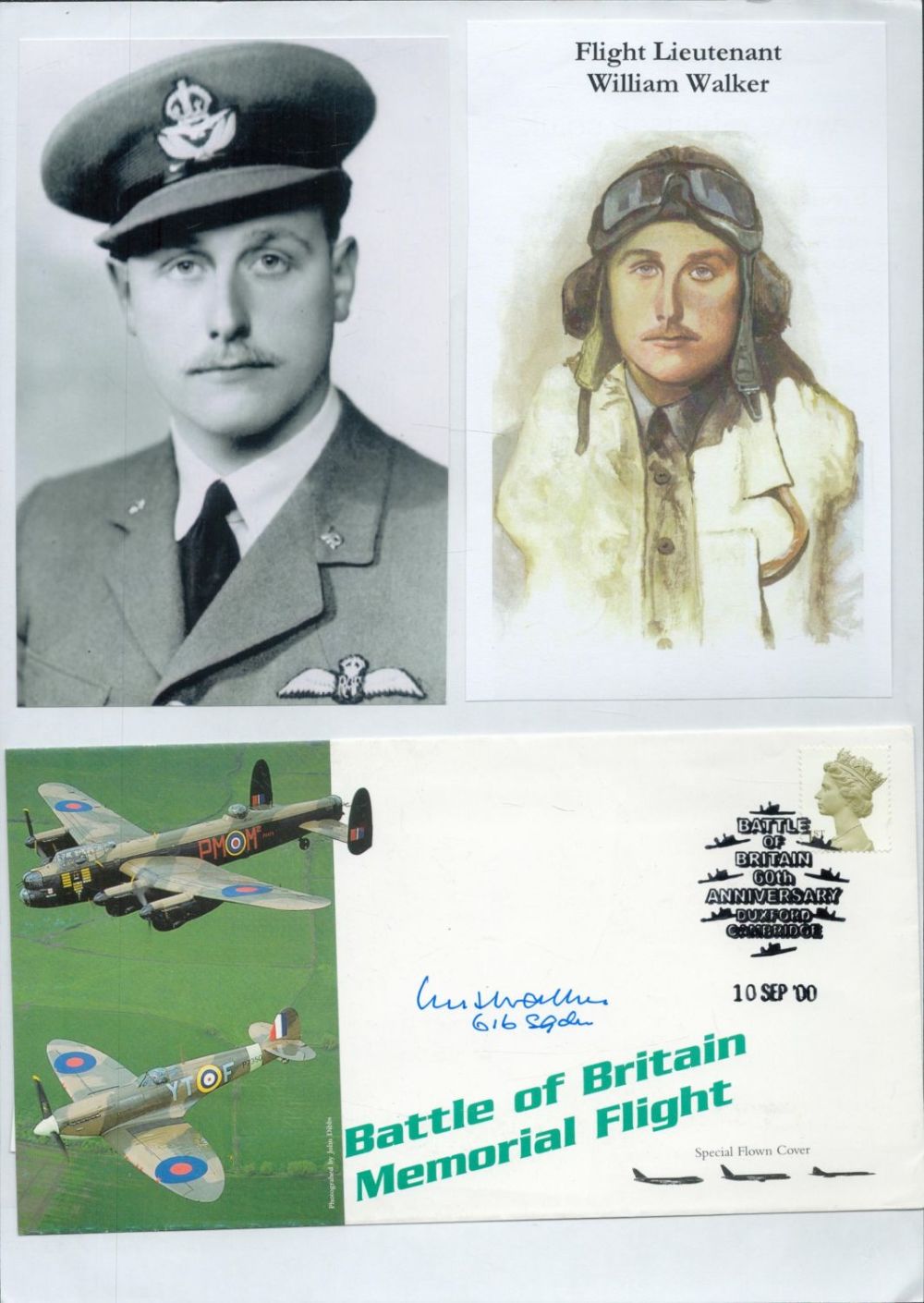 Lot 254: WW2 BOB fighter pilot Harold Bird Wilson 17...