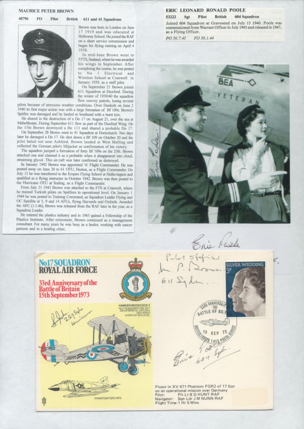 Lot 272: WW2 BOB fighter pilot Robert Boyd 602 sqn...