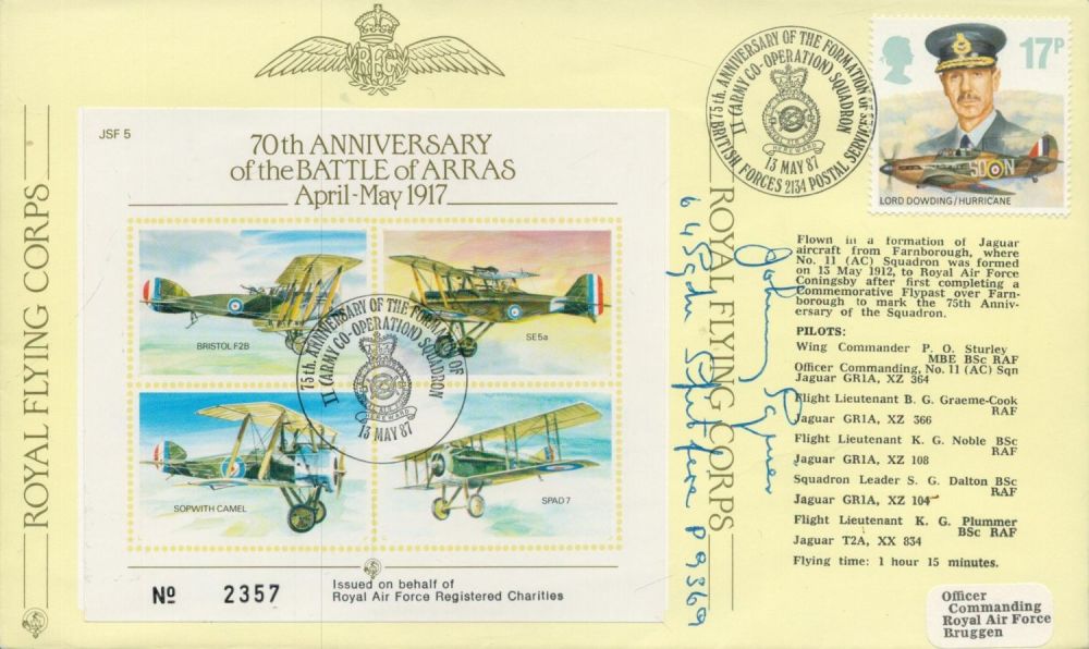 Lot 291: WW2 BOB fighter pilot James Ritchie 600 sqn...
