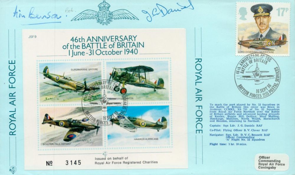 Lot 310: WW2 BOB fighter pilot Joseph Kayll 615 sqn...