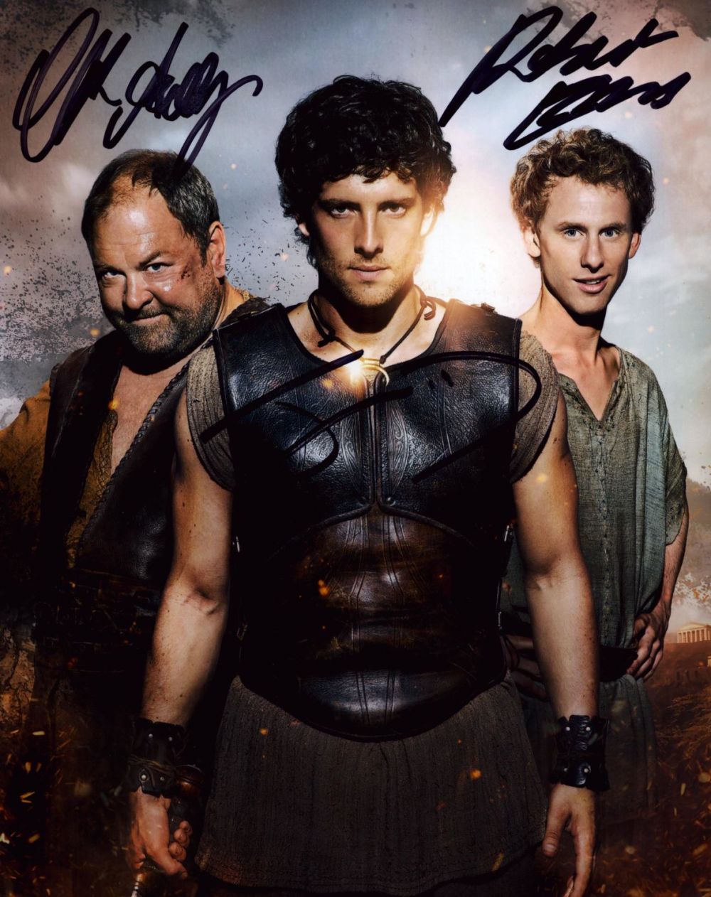 Lot 55: Mark Addy, Robert Emms and Jack Donnelly signed...