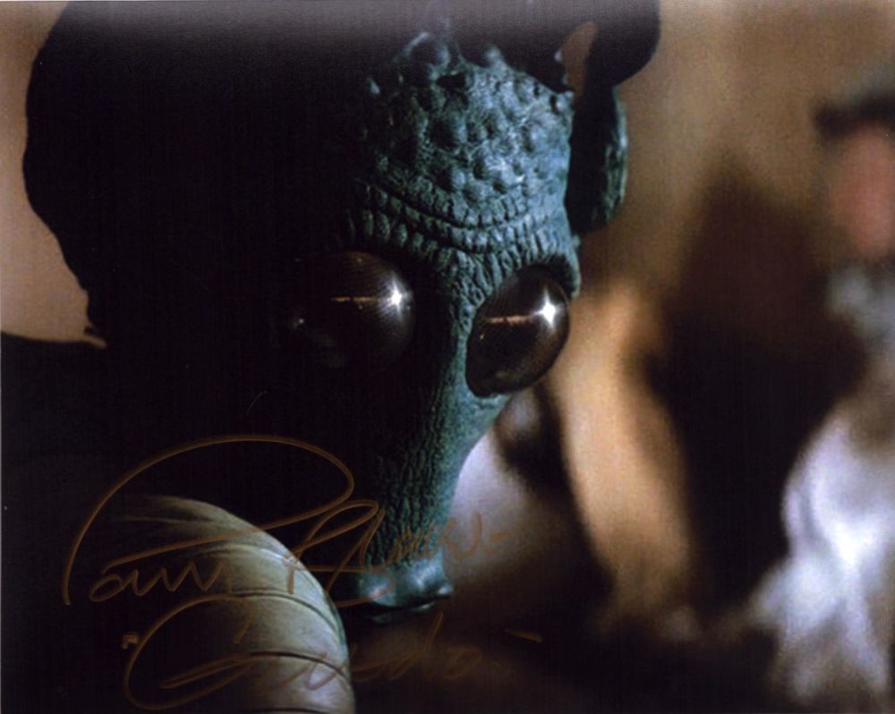 Lot 65: Paul Blake signed Star Wars 10x8 inch colour...