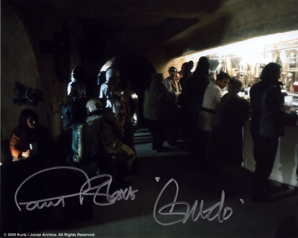 Lot 67: Paul Blake signed Star Wars 10x8 inch colour...