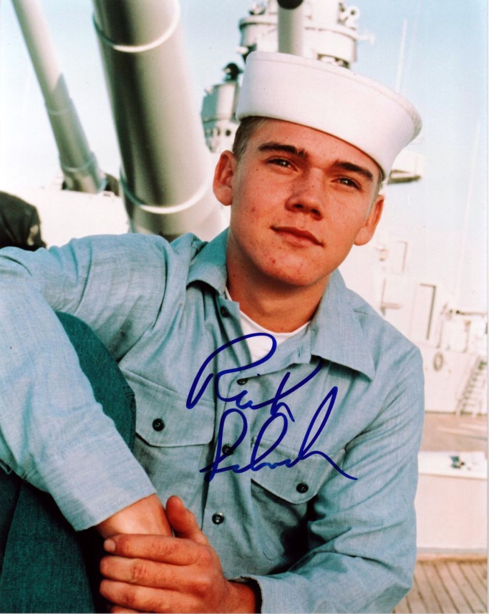 Lot 86: Rick Schroder signed 10x8 inch colour photo. Good...