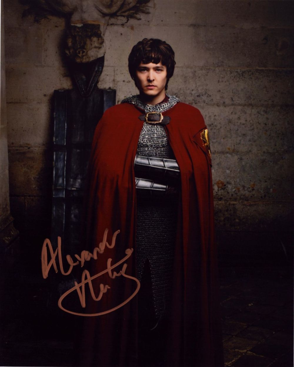 Lot 131: Alexander Vlahos signed 10x8 inch colour photo. Good...