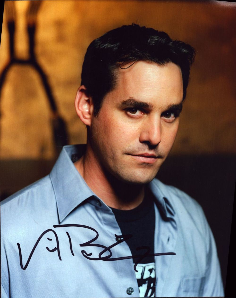 Lot 154: Nicholas Brendon signed 10x8 inch colour photo. Good...