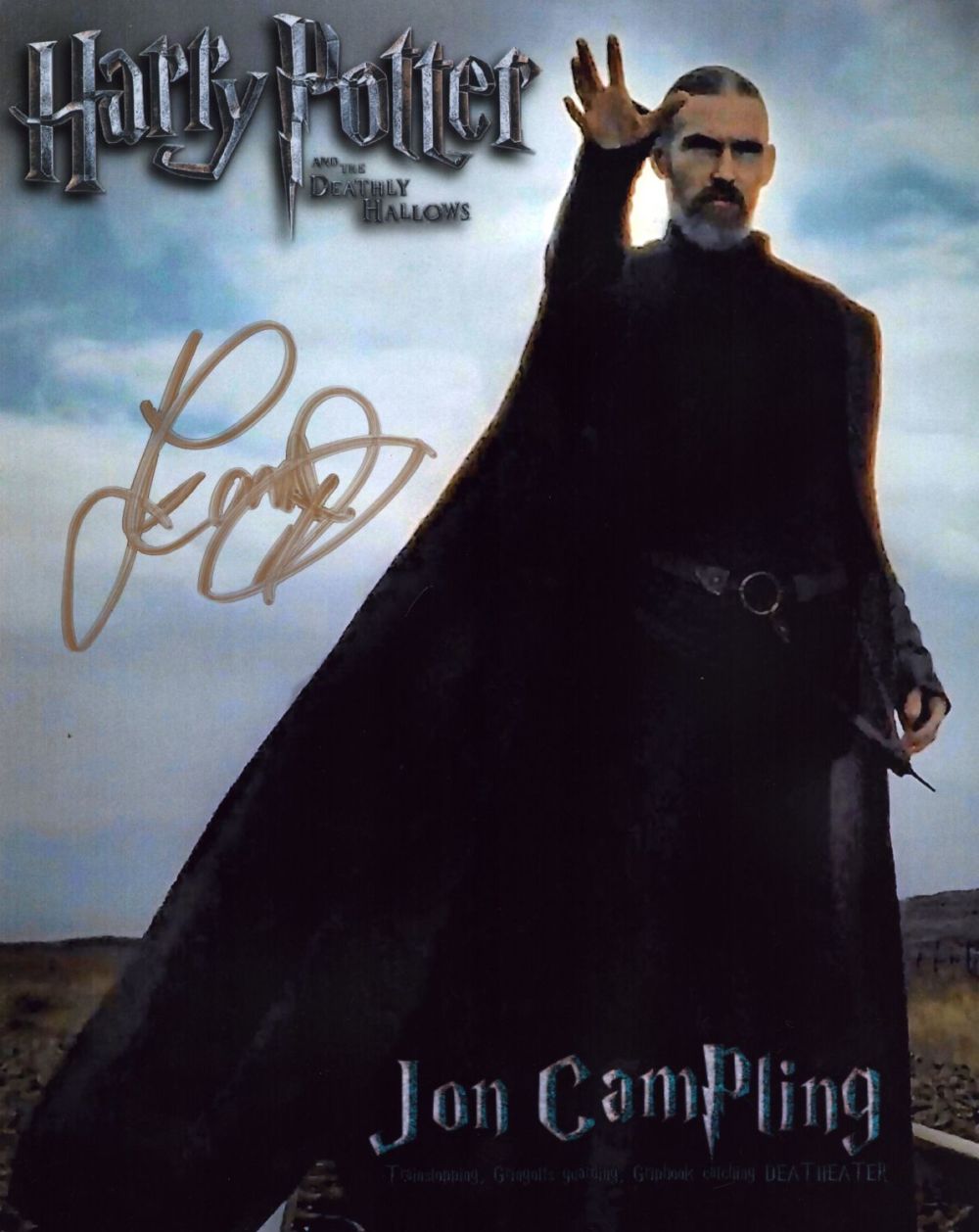 Lot 180: Jon Campling signed Harry Potter 10x8 inch colour...