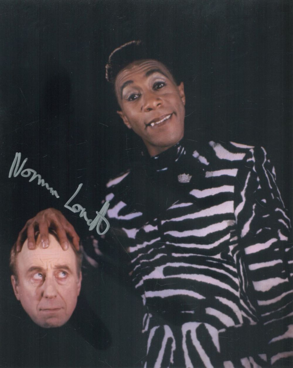 Lot 231: Norman Lovett signed 10x8 inch colour photo. Good...