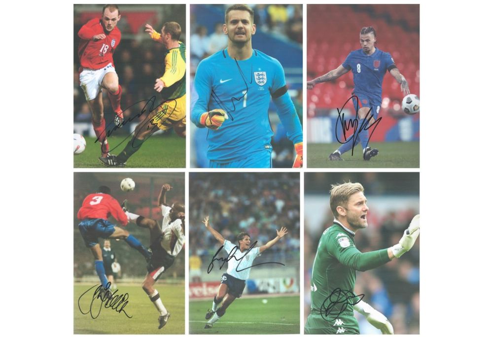 Lot 27: Sport Collection of 11 signed 12x8 England photos....