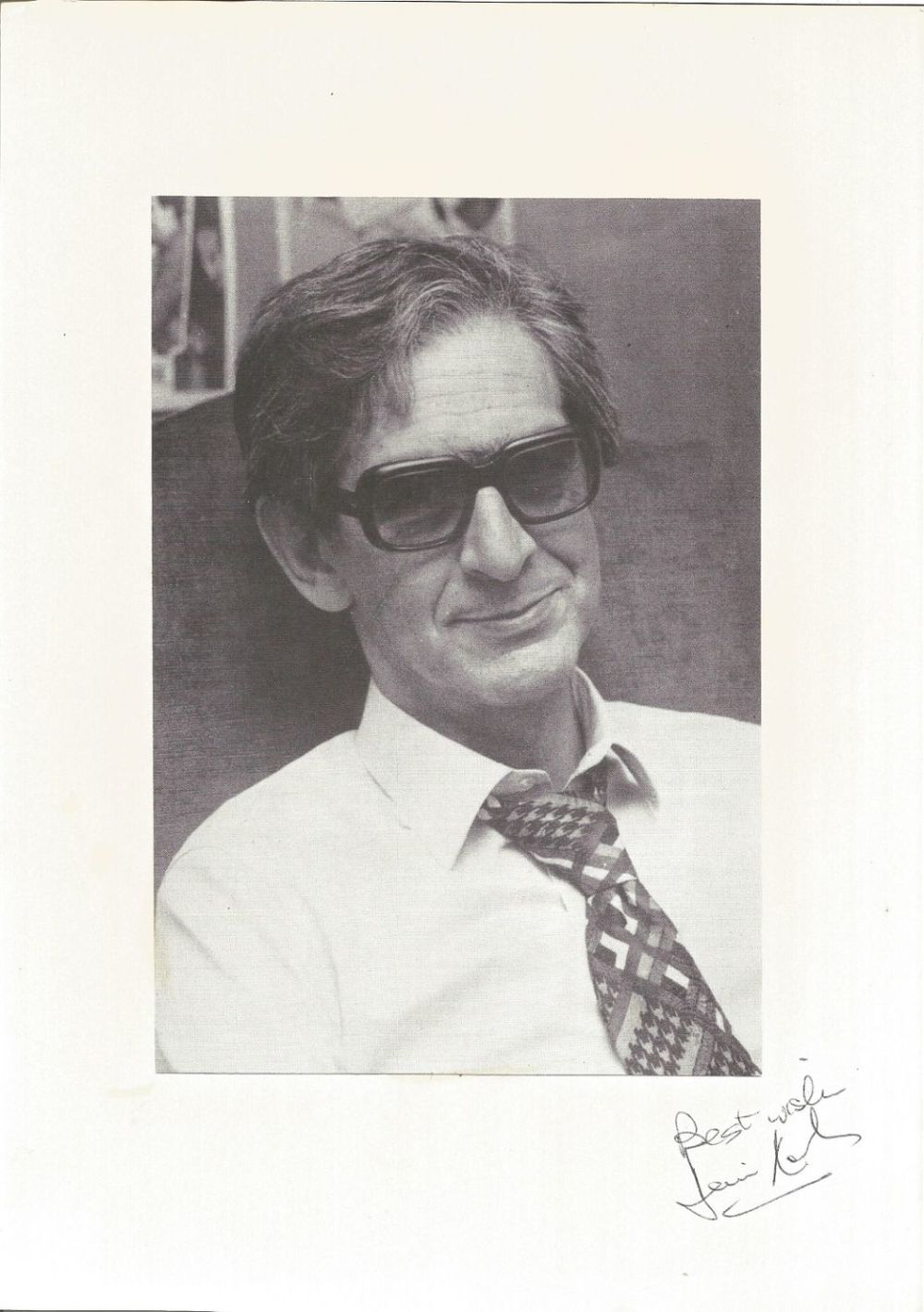 Lot 58: Presenter Dennis Norden signature on mounting card, together...