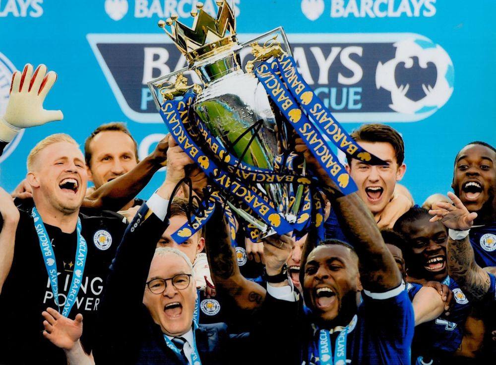 Lot 88: Claudio Ranieri Leicester City Signed 16 x 12-inch...