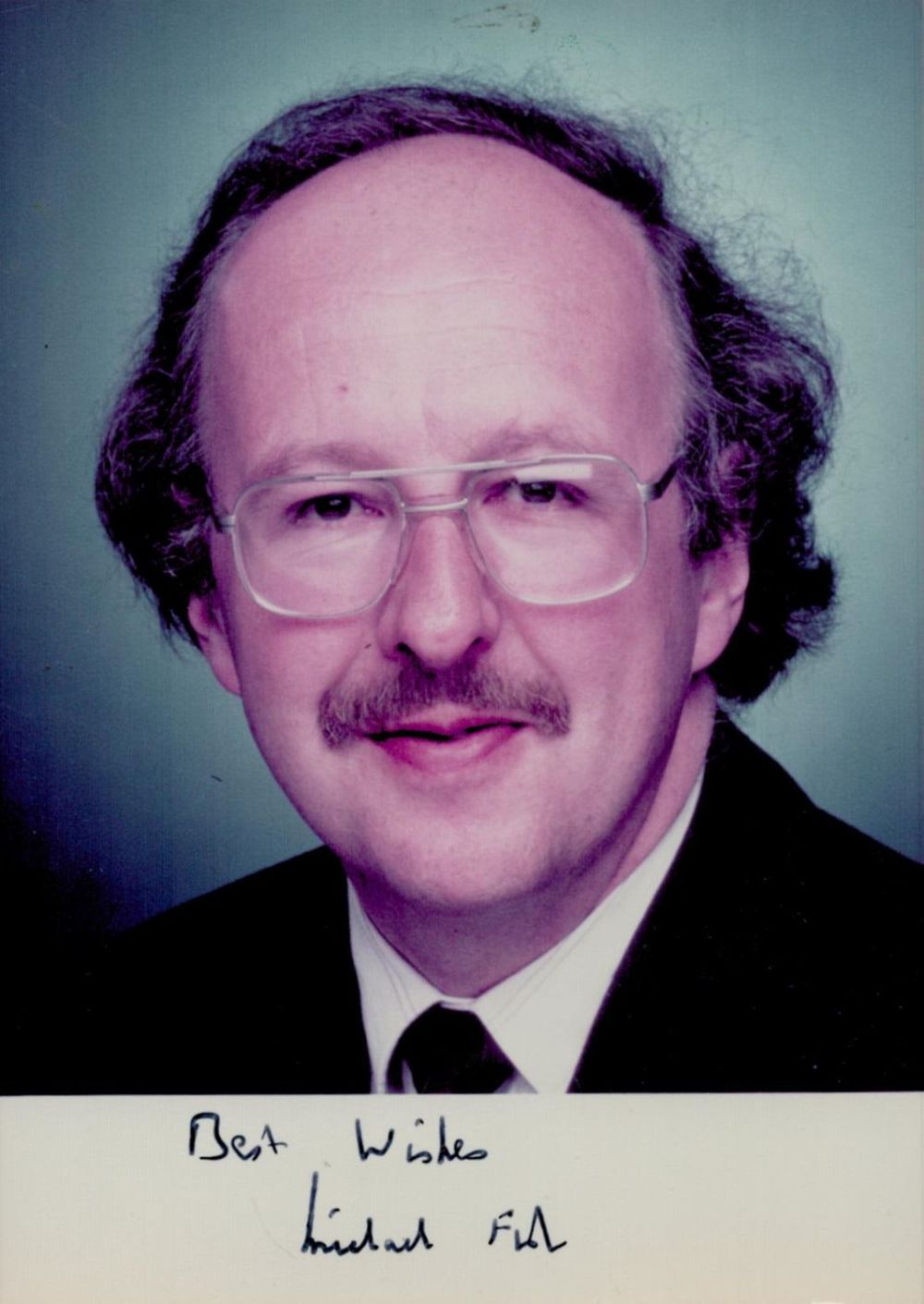 Lot 175: Michael Fish signed Colour Photo. 5x3.5 Inch. Was...