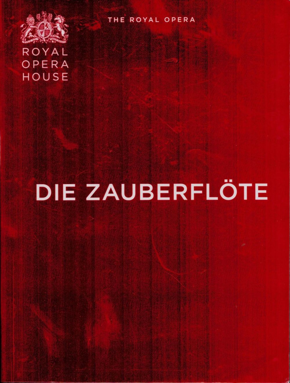 Lot 184: Theatre Programme Royal Opera House 'Die Zauberflöte'. Good...