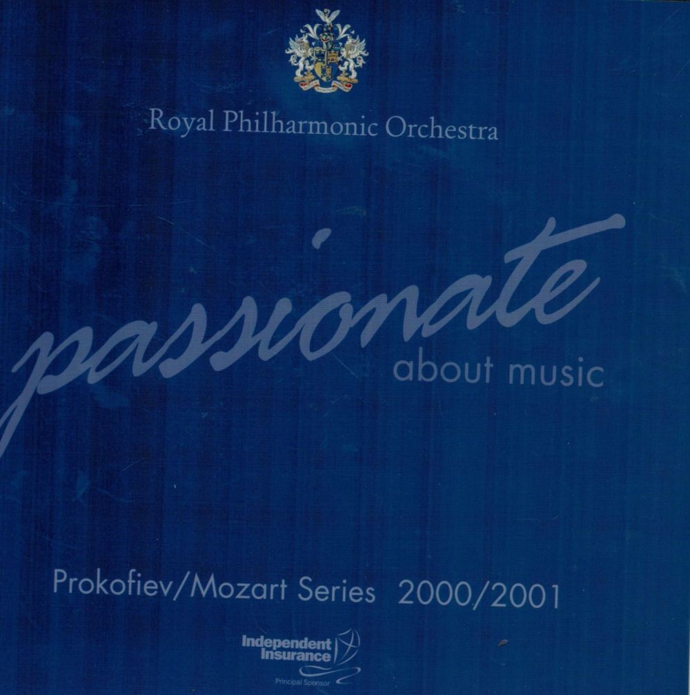 Lot 185: Theatre Programme Royal Philharmonic Orchestra Daniele Gatti. Passionate...
