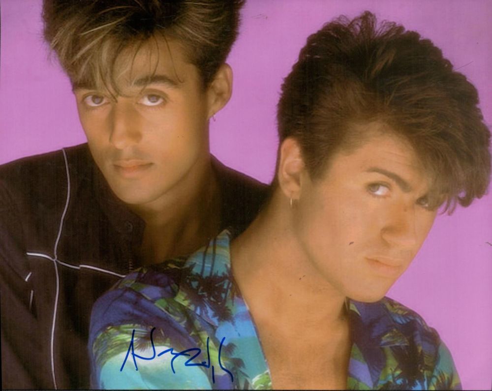 Lot 194: Andrew Ridgeley signed Colour photo 10x8 Inch. Is...