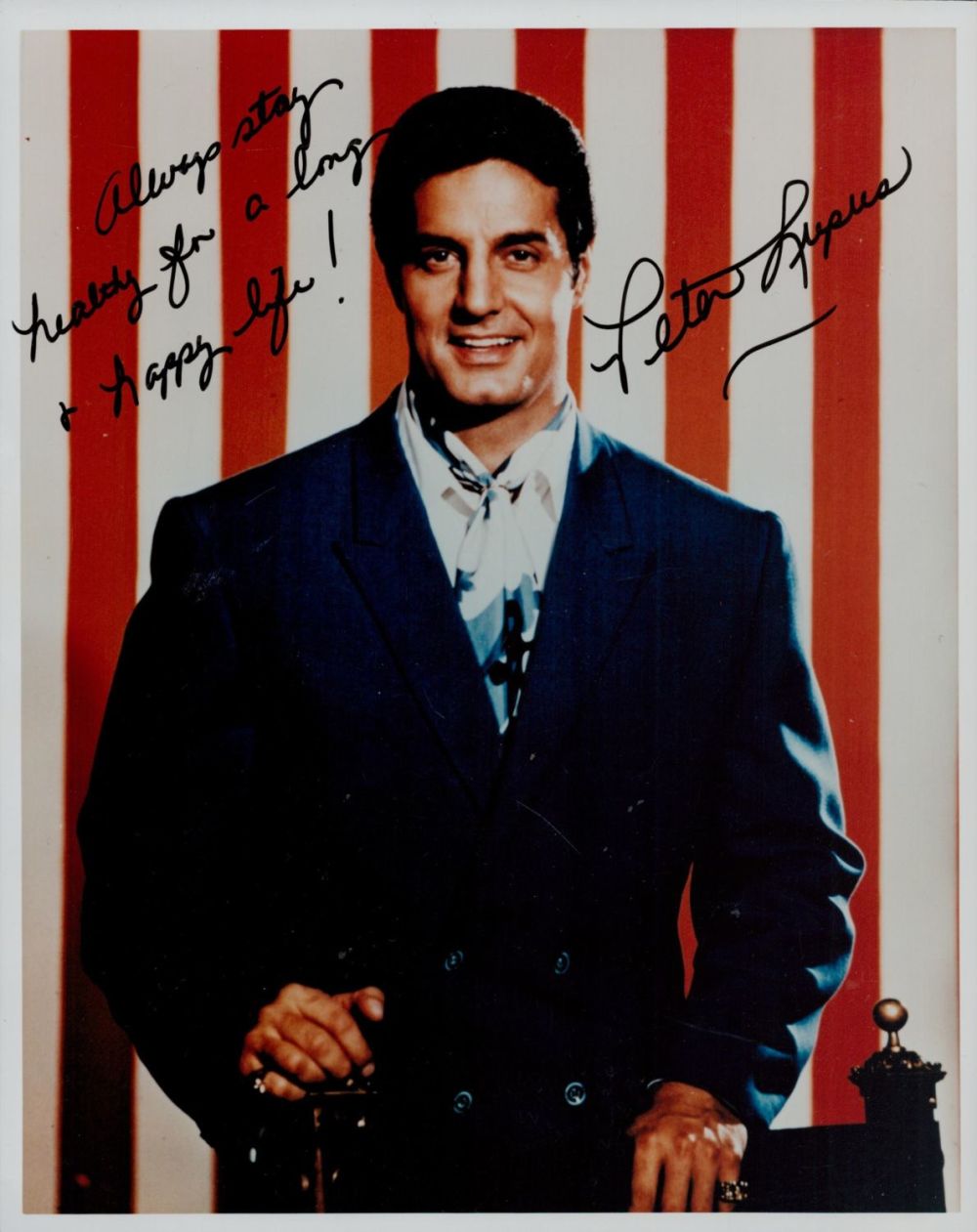 Lot 203: Peter Lupus signed 10x8inch colour photo from Mission...