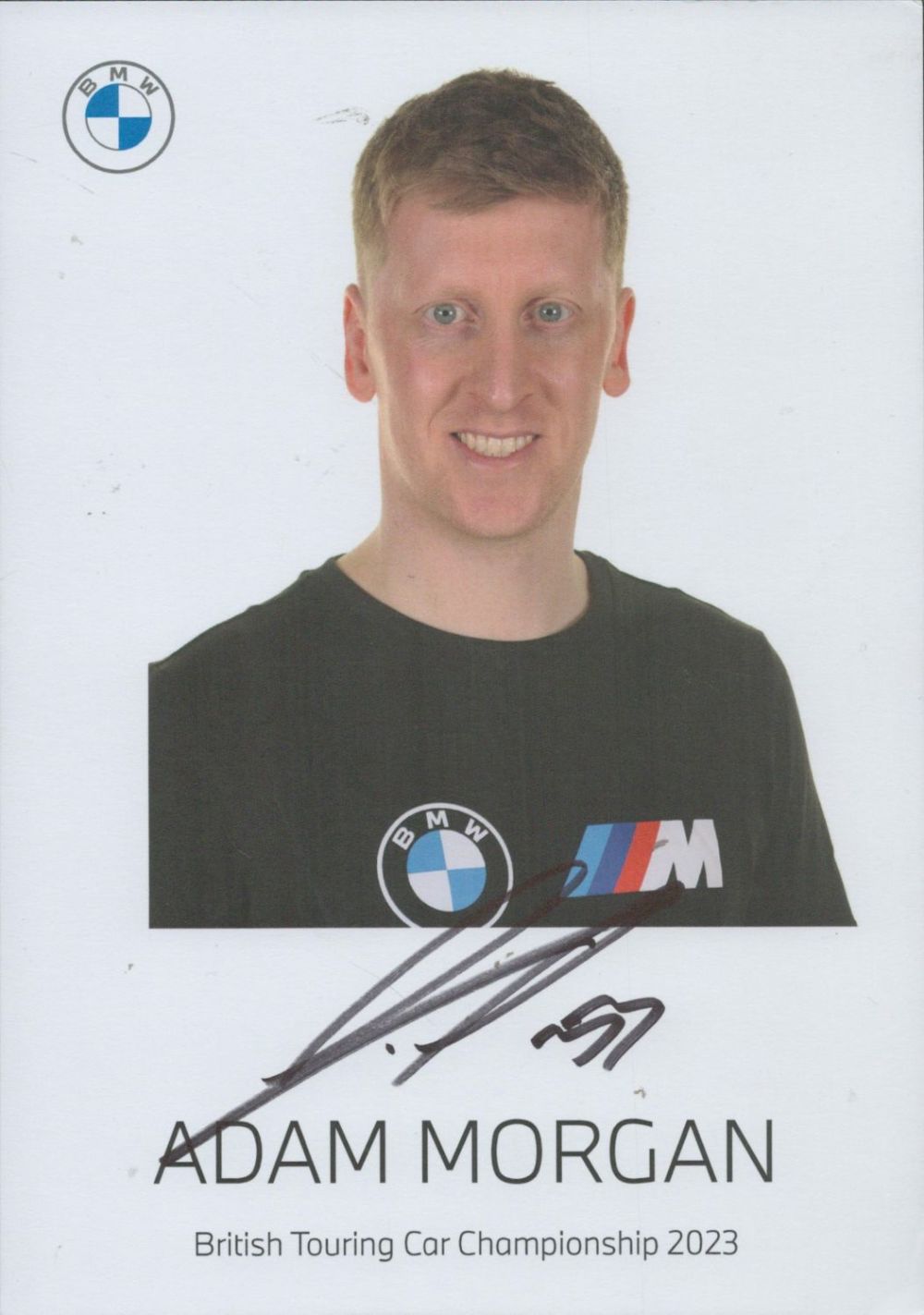 Lot 308: Adam Morgan signed Colour Promo. Photo 8.25x6 Inch....