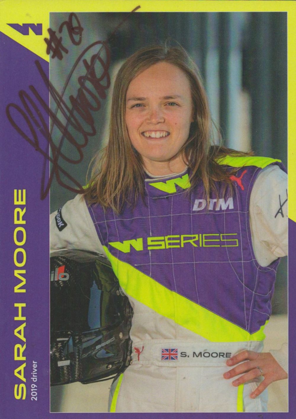 Lot 309: Sarah Moore signed Colour Promo. Photo 6x4 Inch....