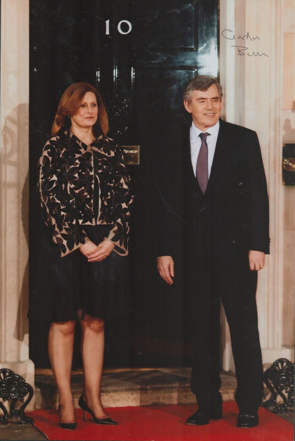 Lot 318: Gordon Brown signed Colour Photo 12x8 Inch. Is...