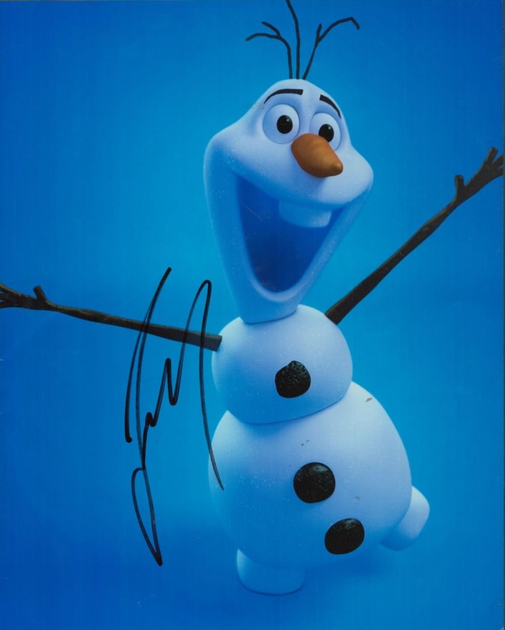 Lot 319: Josh Gad signed Colour Photo 10x8 Inch. 'Olaf...