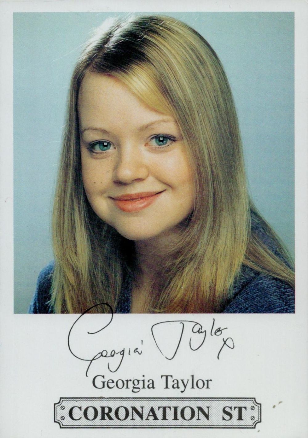 Lot 623: Georgia Taylor signed Colour Promo. Photo Approx. 6x4...