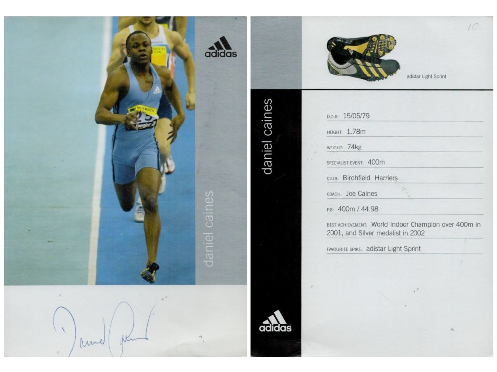 Lot 629: Daniel Caines signed Promo. Picture 7.5x5.5 Inch. British...