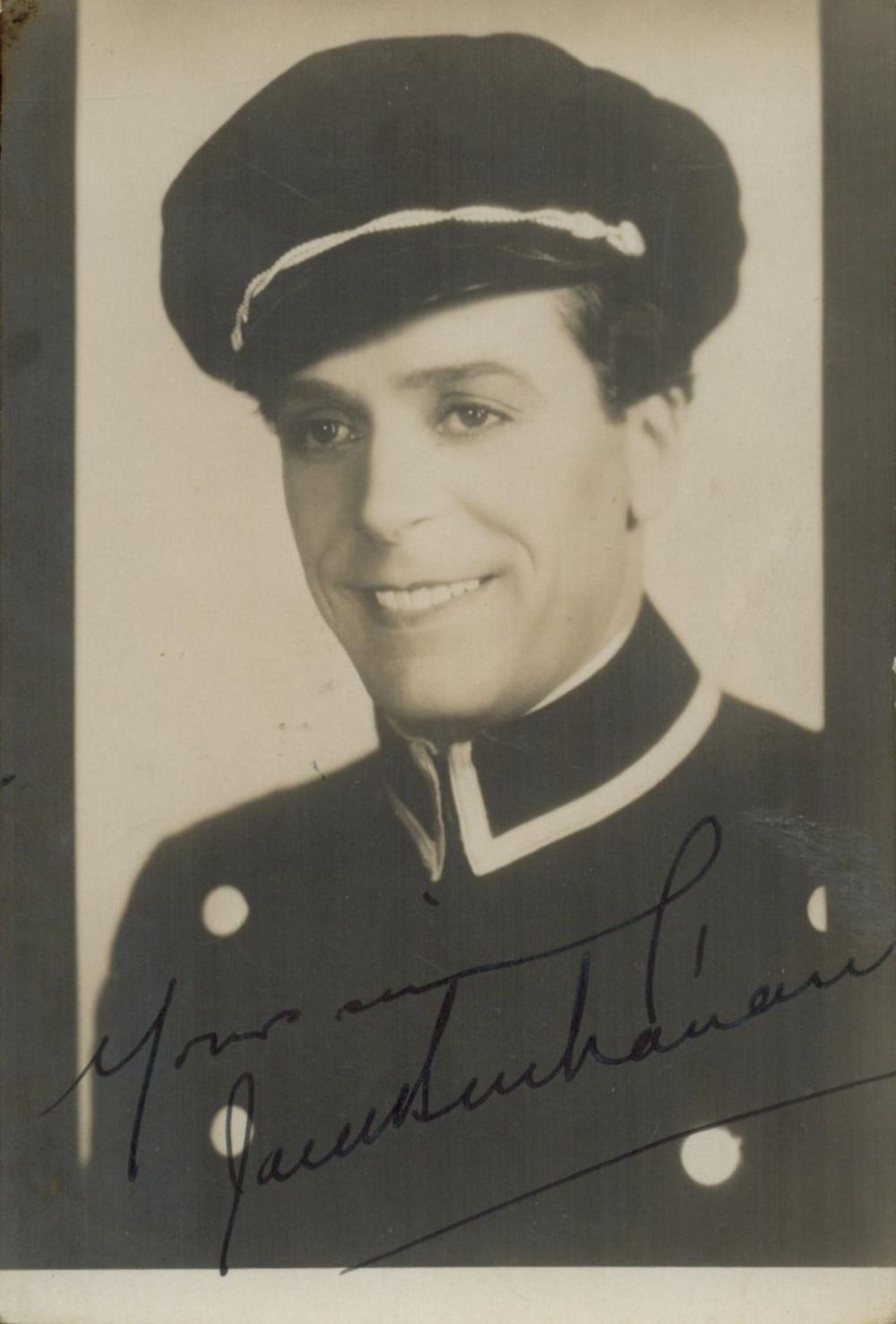 Lot 633: Jack Buchanan signed vintage Black and White photo...
