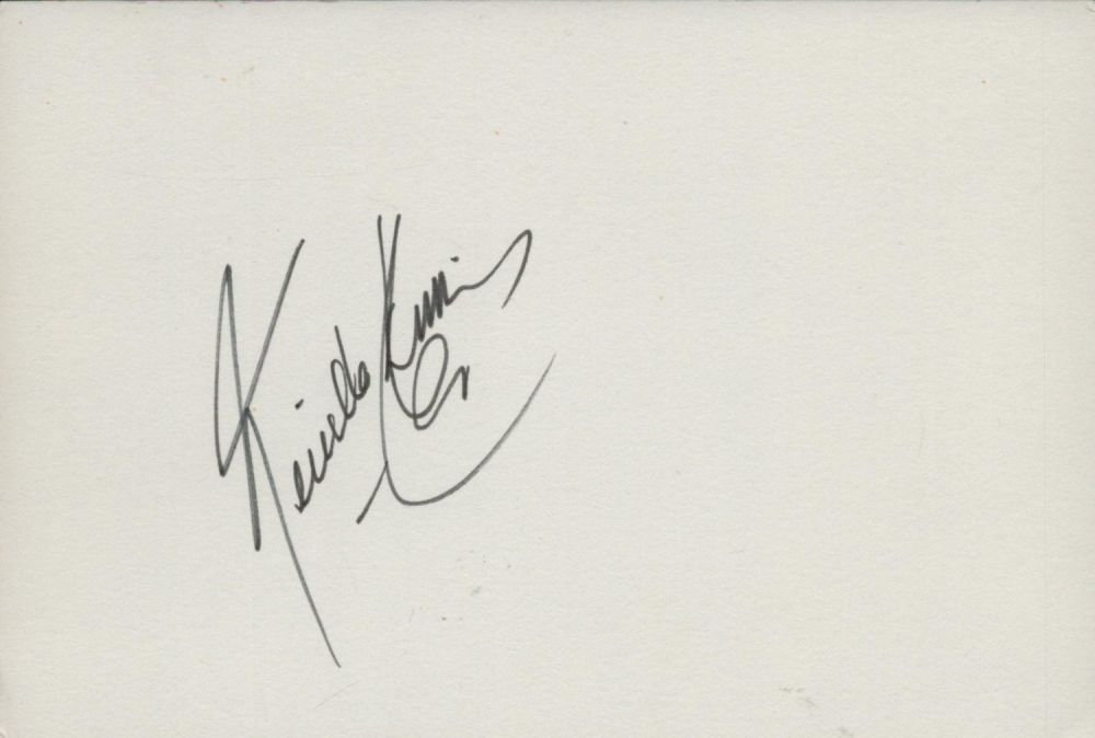 Lot 643: Neville King signed Autograph page 6x4 Inch. British...