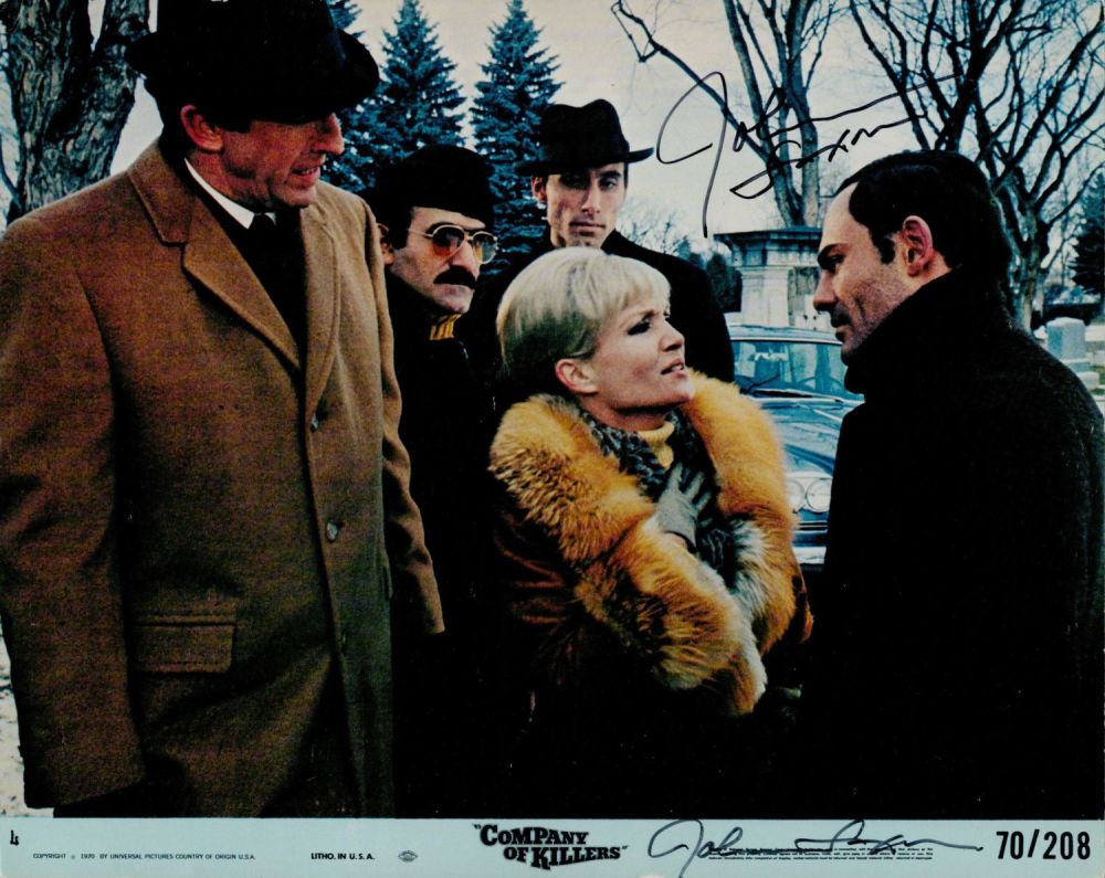 Lot 660: John Saxon signed 10x8inch colour photo. Good condition....