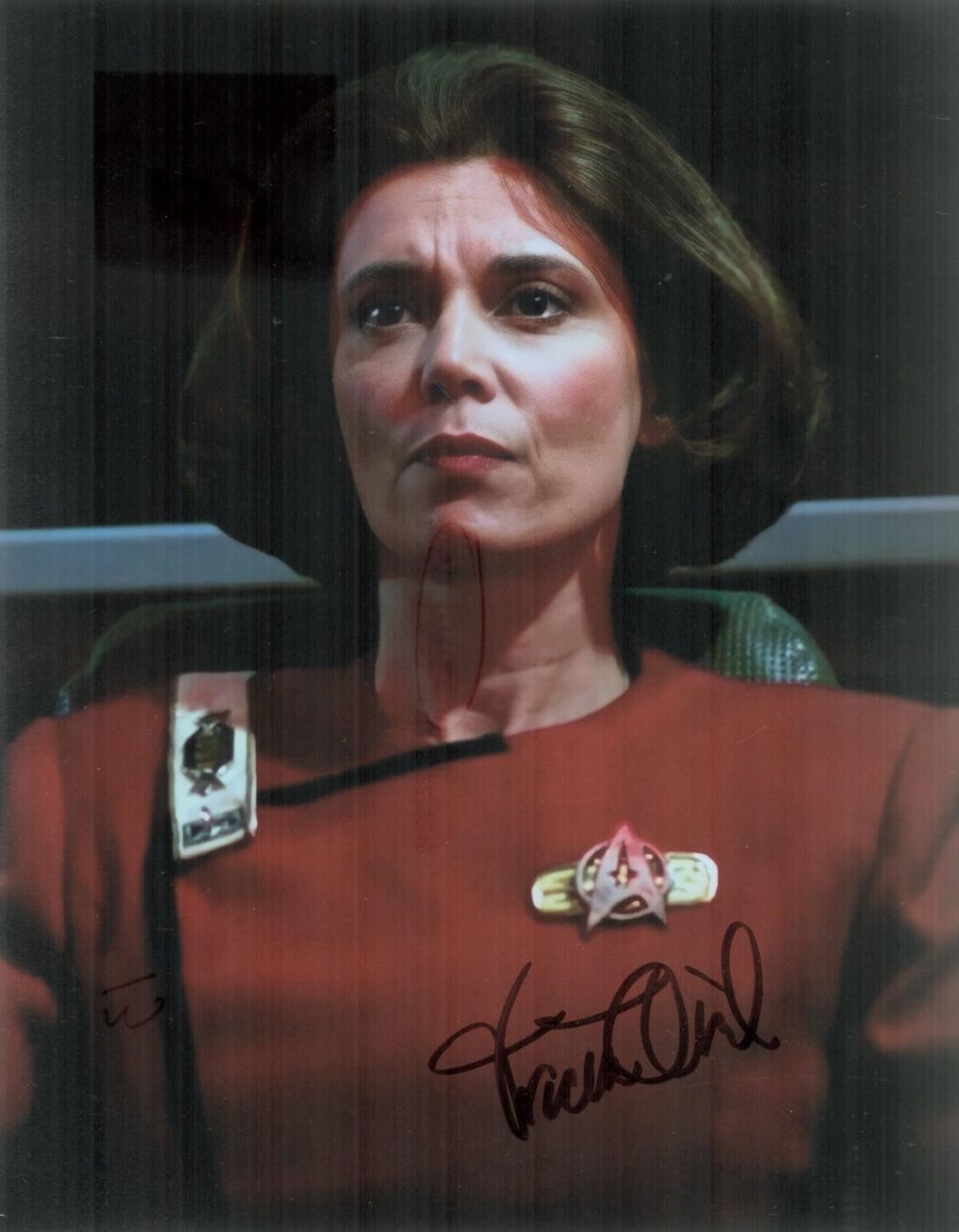 Lot 661: Tricia O'Neill signed 10x8inch colour Star Trek photo....