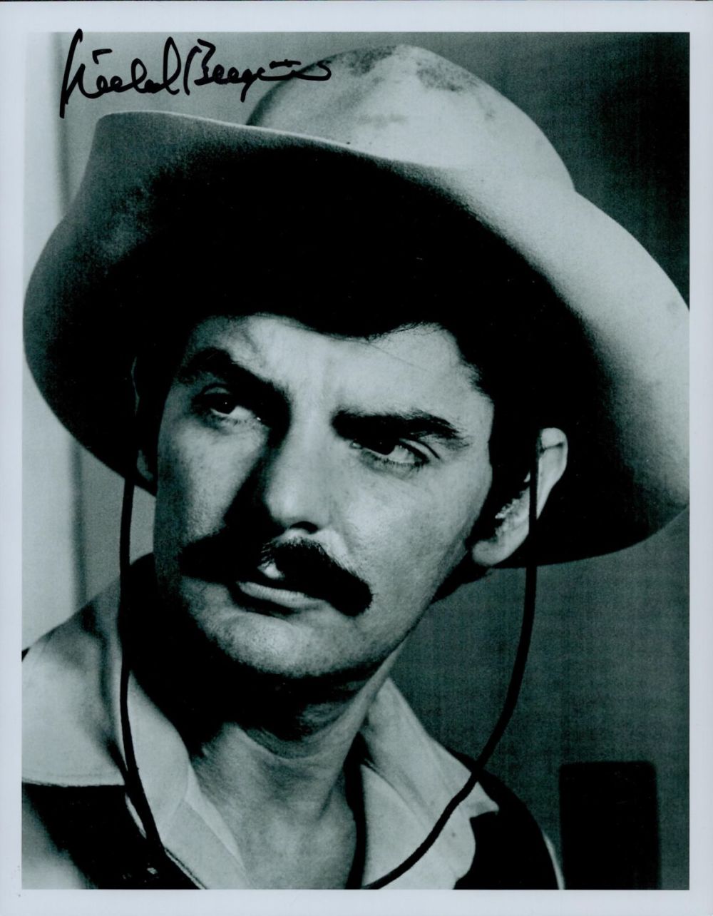 Lot 666: Richard Benjamin signed 10x8inch black and white photo....