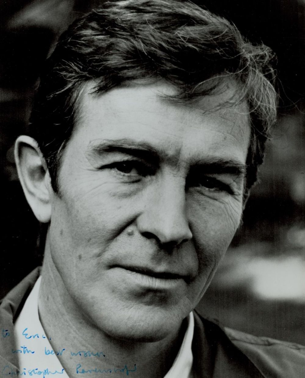 Lot 678: Christopher Ravenscroft signed 10x8inch black and white photo....